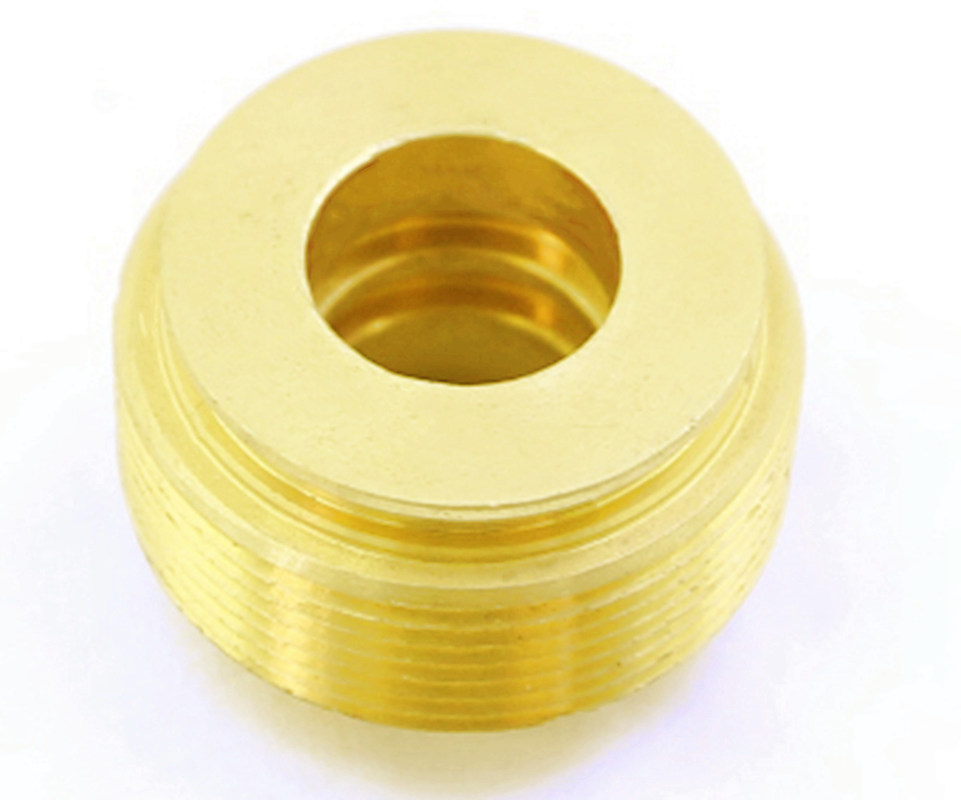 Thread Bushing Plug Hot Parts Brass / Copper Tolerance ± 0.005mm