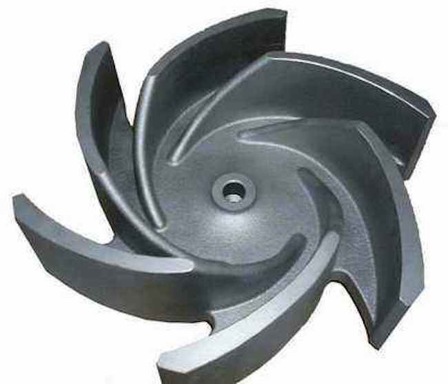 Impeller Cast Iron Water Pump Parts Cast Iron Impeller For Water Pump 0