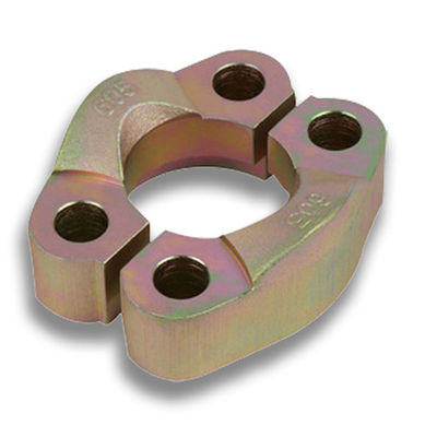 OEM Yellow Cast Iron Flange Zinc Plated Cast Steel Flange For Oil Pipe