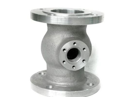 Ductile Iron GGG50 Iron Casting Parts Casting Ball Valve Body For Construction Machinery