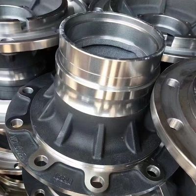 OEM Ductile Iron Casting Parts  Wheel Hubs Shell Mould Casting Process