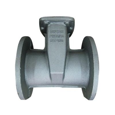 DN125 Pipe Fittings Ductile Iron Casting Tee Joints For Water System Supply