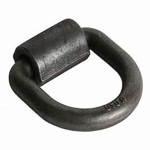 OEM Drop Forged D Ring With Wraps Steel Forging Parts For Marine Rigging Accessories